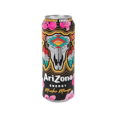 Arizona Energy Drink με Ανθρακικό Κουτί Mucho Mango 500ml